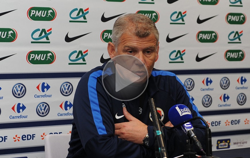 Plutôt que d'affronter un adversaire hiérarchiquement inférieur, Patrice Garande estime que ce tirage va permettre aux Caennais de se remettre directement dans le bain.