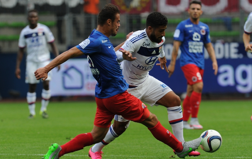 Face à Nabil Fekir, auteur d'un coup du chapeau, et l'attaque lyonnaise, Damien Da Silva, expulsé en fin de match, et l'arrière-garde caennaise ont passé une sale soirée.