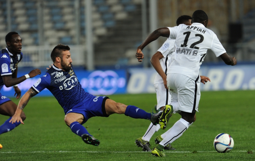 Malgré quelques opportunités au retour des vestiaires, Dennis Appiah et les Caennais ne sont jamais parvenus à remonter l'handicap concédé en première période.