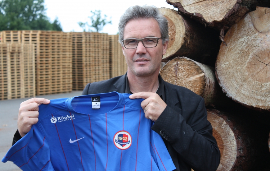 Le sponsoring maillot de l'entreprise Künkel SAS (ici, son président Christophe Künkel) avec le SM Caen sera officialisé le 14 juillet en amont du match contre Le Havre.