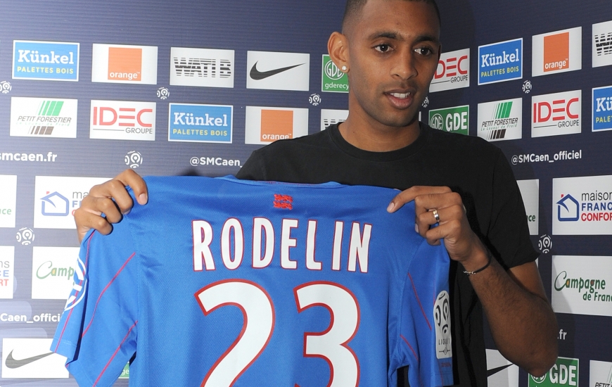 Ronny Rodelin, neuvième recrue du mercato estival du Stade Malherbe, portera le n°23 avec les "Bleu et Rouge"