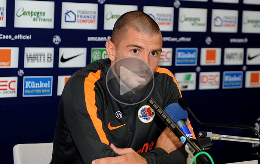 Remplaçant contre Marseille, Vincent Bessat devrait retrouver une place dans le onze de départ de Patrice Garande. ©Photo d'archives