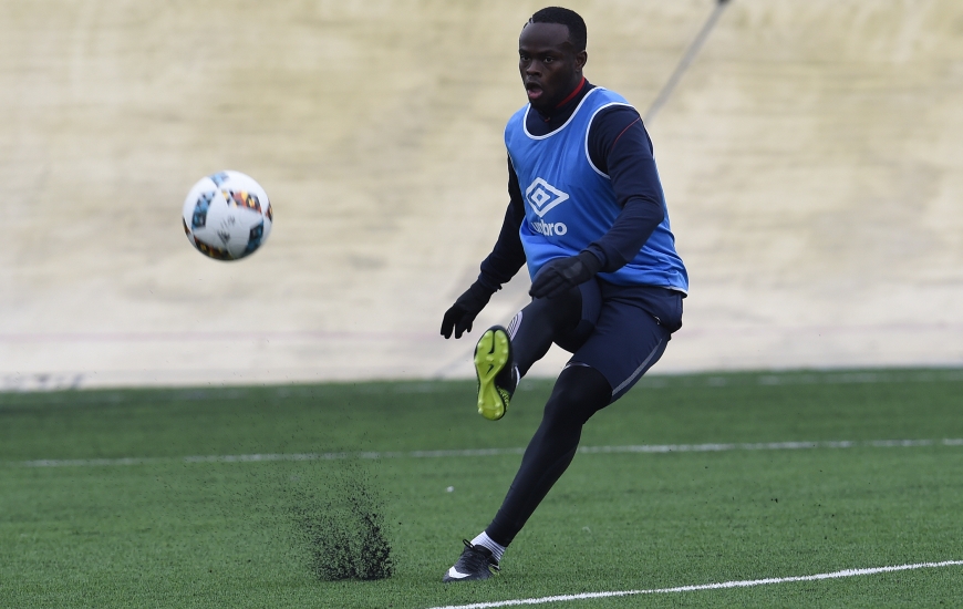 De retour dans le groupe depuis la semaine dernière, mais ne pouvant s'entraîner avec contacts que depuis mardi, Ismaël Diomandé a "20-25' dans les jambes" selon Patrice Garande.