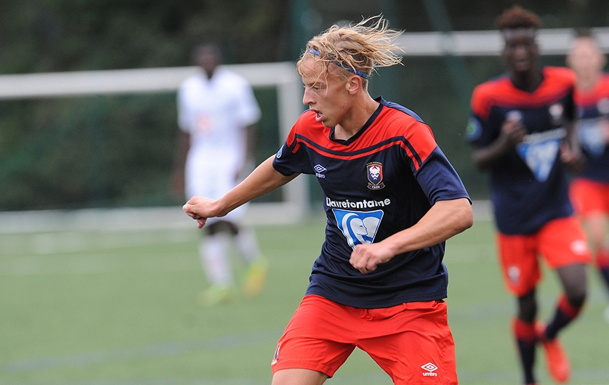 Deux matches chez les U19 pour Joachim Navarre et deux buts pour le jeune attaquant caennais qui fait partie des joueurs surclassés en cette fin de saison.