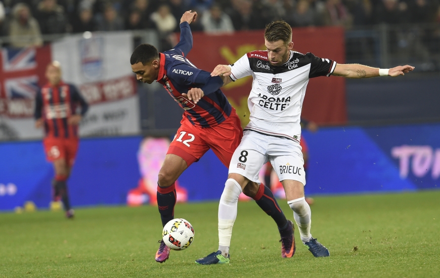 Le deuxième but de Ronny Rodelin cette saison (le premier remontant à la première journée au mois d'août) n'a pas suffi pour permettre au club normand de s'imposer.