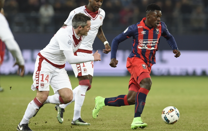 Face à Bordeaux, Jean-Victor Makengo - rentré à la mi-temps à la place de Jonathan Delaplace - et les Caennais ont concédé leur deuxième plus lourde défaite de la saison.