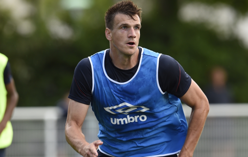 Parfaitement au point physiquement, l'avant-centre croate Ivan Santini va découvrir la Ligue 1 moins d'une semaine après avoir posé ses valises en Normandie.