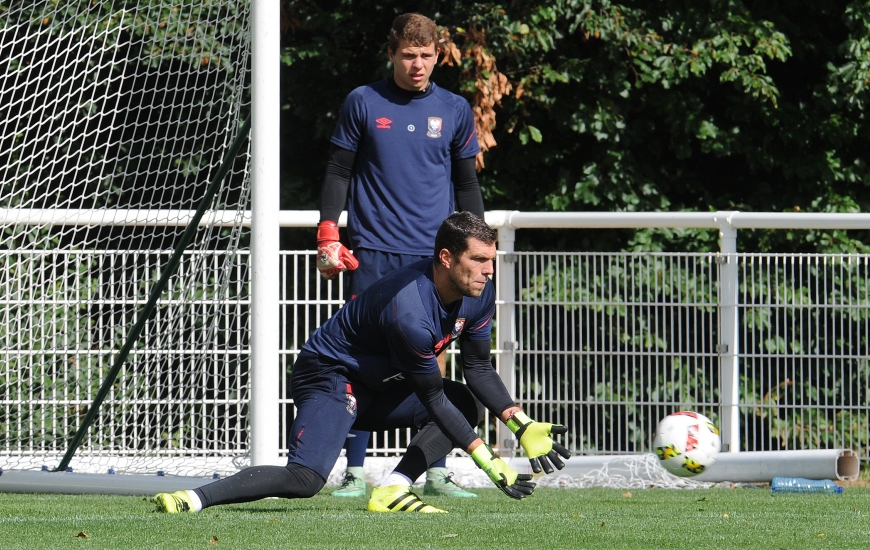 Ayant pris part à l'intégralité des séances collectives cette semaine, Rémy Vercoutre effectuera son grand retour dans les cages caennaises face à Guingamp.