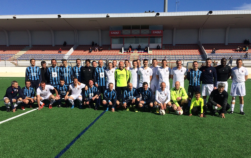 La section des vétérans du Stade Malherbe s'est qualifié pour la finale de la Coupe du Calvados.