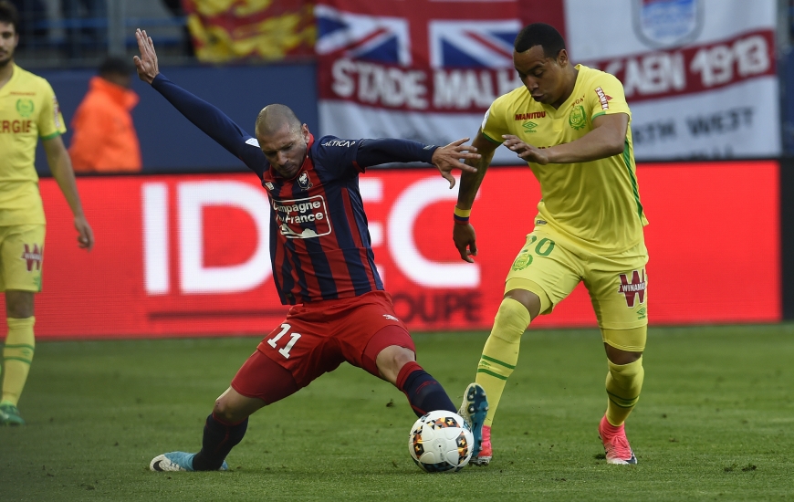 A l'image d'un Vincent Bessat qui malgré son grand écart ne peut empêcher Felipe Pardo de s'échapper, le Stade Malherbe n'est pas parvenu à contrecarrer les plans du FC Nantes.