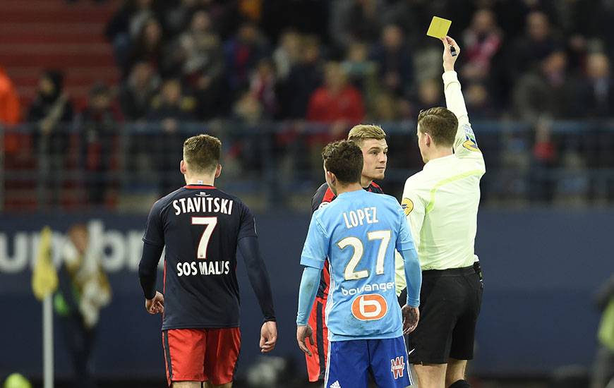 Ayant reçu contre Marseille un troisième avertissement en moins de dix matches, Frédéric Guilbert sera suspendu pour la réception de Nantes, dimanche 4 février (J24).
