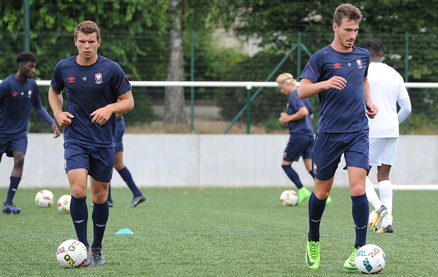 Thomas Callens, Léon Valentin et les Caennais affronteront la réserve du PSG ce mercredi après-midi à Dives-sur-Mer.