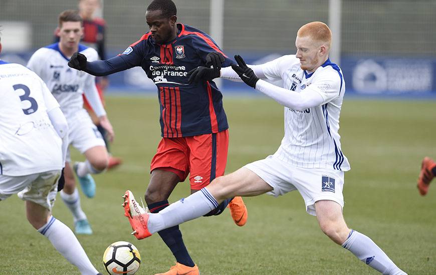 Malgré le doublé de Christian Kouakou inscrit en seconde période, la réserve du Stade Malherbe s'est inclinée dans les arrêts de jeu. ©Photo d'archives