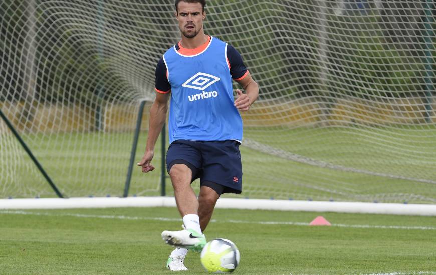 Victime d'une élongation à la cuisse gauche à Dijon le 24 février, Damien Da Silva a repris les entraînements collectifs depuis mardi. ©Photo d'archives