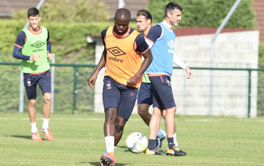 Lors de l'opposition de cet après-midi contre la réserve, Ismaël Diomandé a ouvert le score. ©Photo d'archives