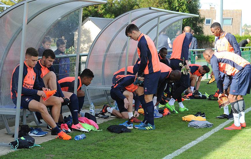 Reprise de l'entraînement ce lundi après-midi pour les Caennais avec en ligne de mire la réception d'Angers, samedi.