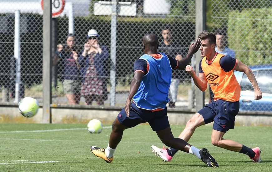 Reprise de l'entraînement ce lundi après-midi pour Frédéric Guilbert, Ismaël Diomandé et les Caennais.