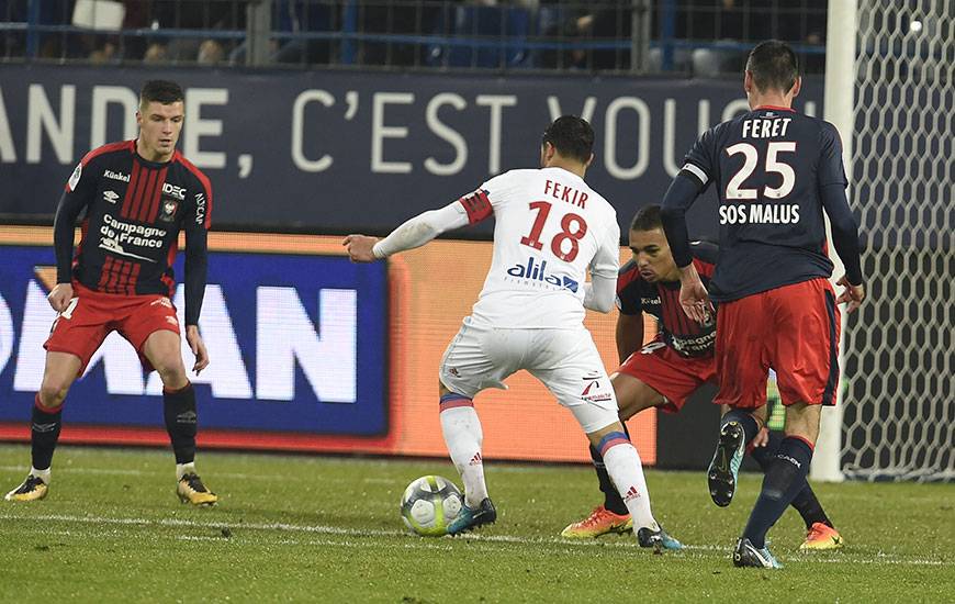 Frédéric Guilbert, Alexander Djiku, Julien Féret et les Caennais ne croiseront pas la route de Nabil Fékir en quart de finale de la Coupe de France. Comme son coéquipier Rafael, le capitaine de l'OL est suspendu.