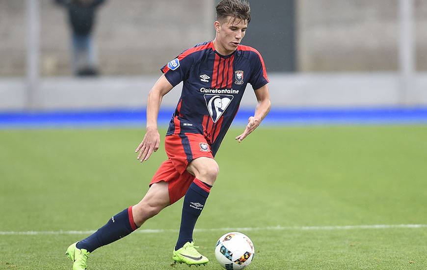 Contre Amiens, Hugo Vandermersch a permis aux U19 nationaux du Stade Malherbe de réaliser le break en première période.