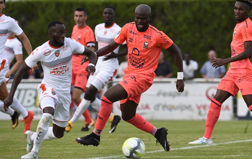 Pour Grégory Proment, la sortie à la pause d'Ismaël Diomandé a déstabilisé l'équilibre du collectif caennais. De retour de blessure, l'international ivoirien n'a disputé que 45' comme il était convenu avec le staff médical. ©Photo d'archives