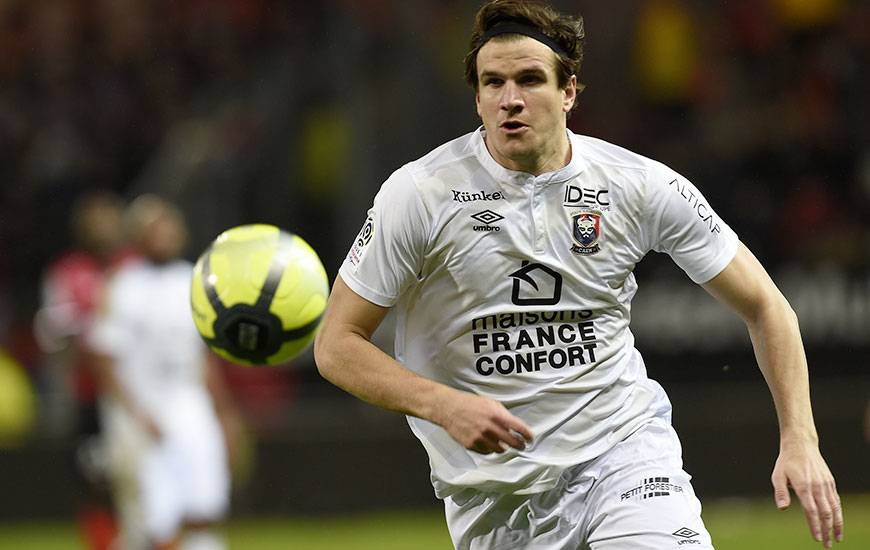 Cette saison, Ivan Santini a inscrit 11 buts en Ligue 1 avec le Stade Malherbe.