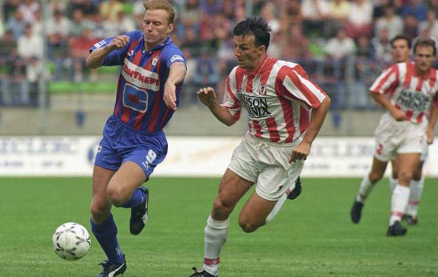 En octobre 1994, le Suédois Kennet Andersson avait signé un triplé lors de la plus large victoire du Stade Malherbe aux dépens du Stade Rennais (5-1). ©Photo d'archives