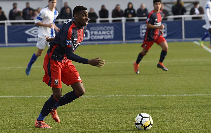 Après 10', Jordan Leborgne a vu sa tentative repoussée par la transversale. ©Photo d'archives