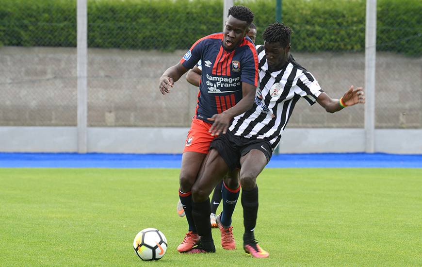 Contre la réserve d'Auxerre, Makan Macalou a ouvert le score à la demi-heure de jeu pour les Caennais. ©Photo d'archives