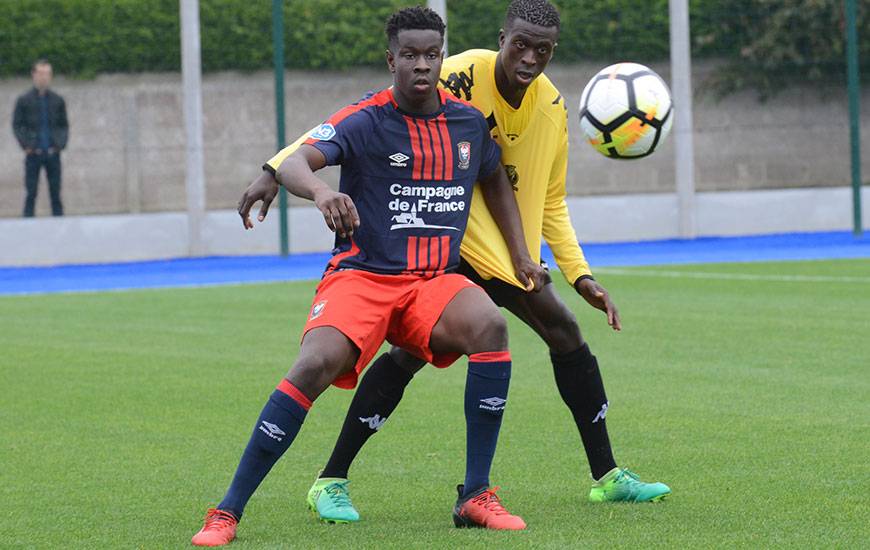 Juste avant la pause, Makan Macalou a triplé la mise pour la réserve du Stade Malherbe contre QRM.