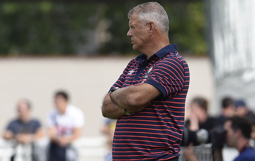 Au stade de La Mosson, Patrice Garande regrette que son équipe ait donné le but à son adversaire à la suite d'une erreur technique. ©Photo d'archives