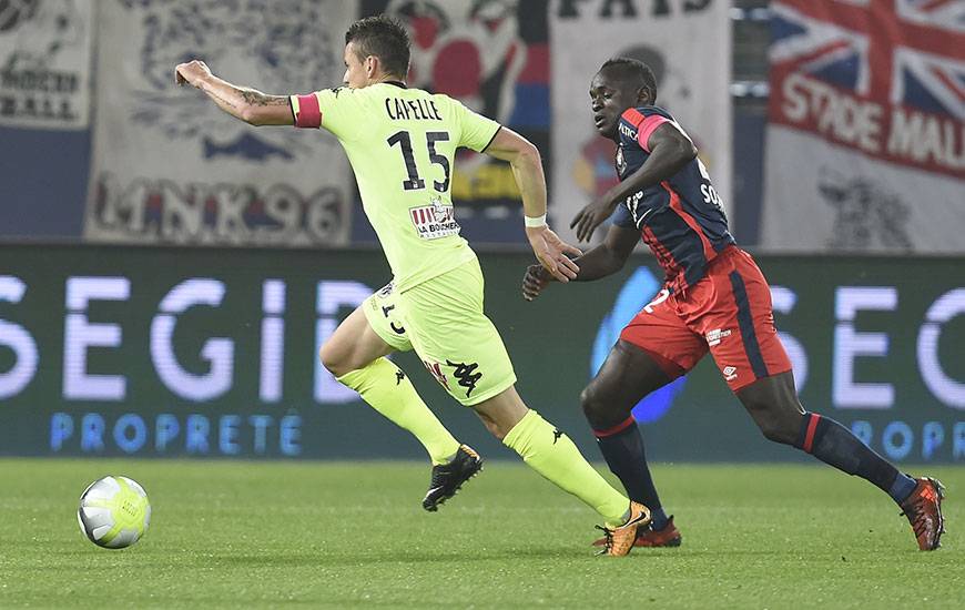 Victime d'une pubalgie, l'Angevin Pierrick Capelle est forfait pour la réception du Stade Malherbe.