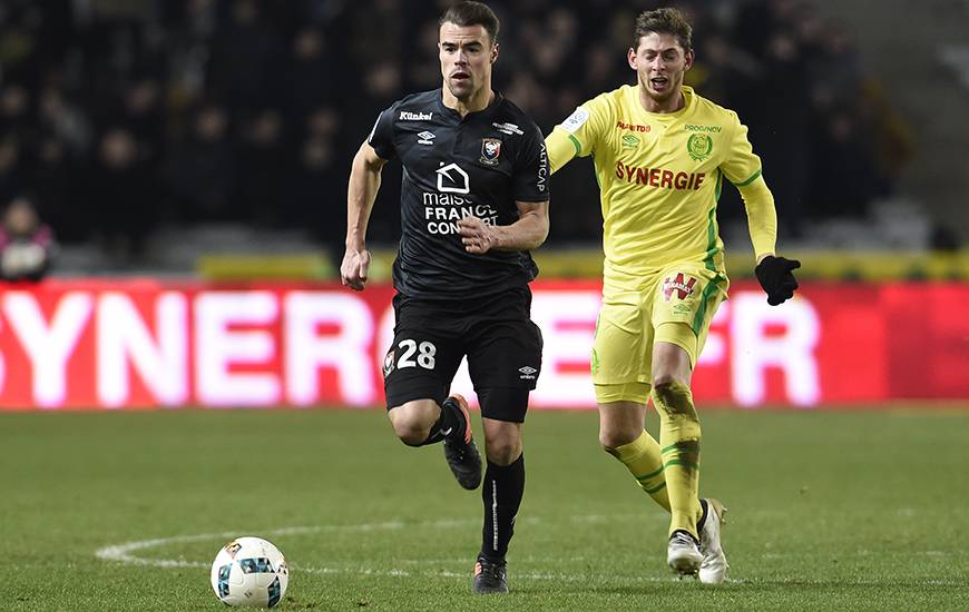 La confrontation entre le Stade Malherbe de Damien Da Silva et le FC Nantes d'Emiliano Sala sera retransmise en intégralité sur beIN Sports max 6.