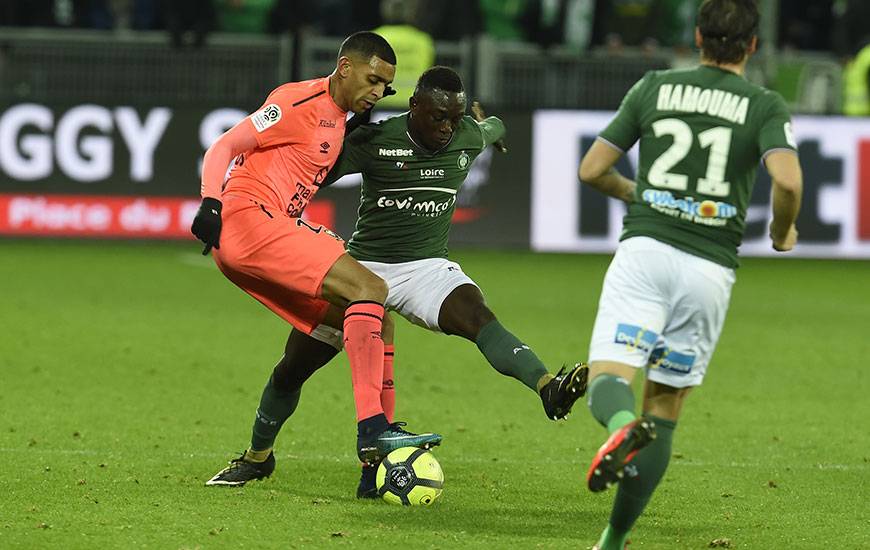 Face aux "Verts", le cinquième but de Ronny Rodelin - auteur de l'ouverture du score - en championnat cette saison n'a pas suffi.