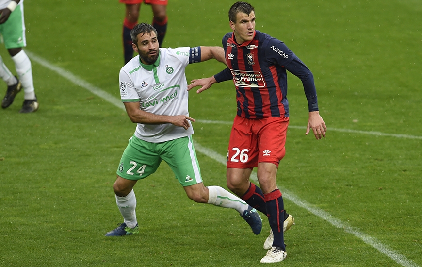 La confrontation entre le Stade Malherbe d'Ivan Santini et le Saint-Etienne de Loïc Perrin sera diffusée en intégralité sur beIN Sports max 6.