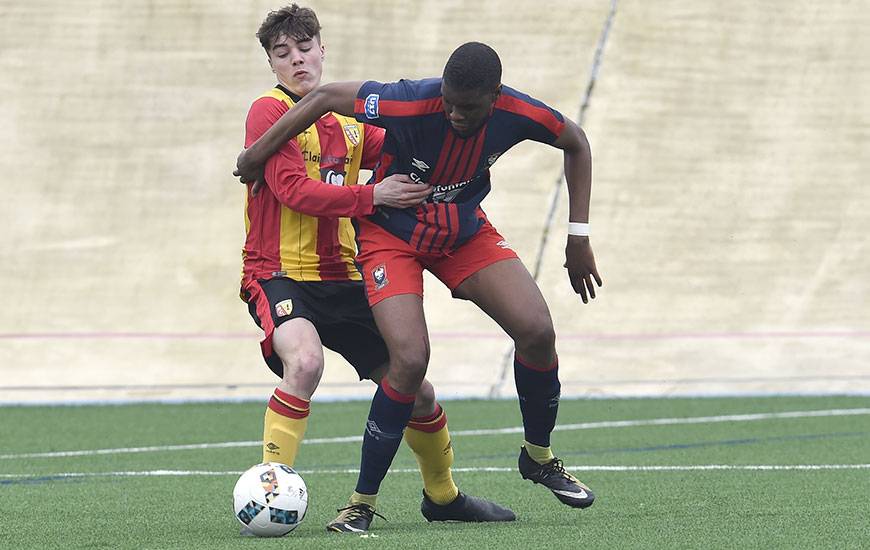 A l'image de Kevin Mbala auteur de l'ouverture du score, ce sont deux U17 qui ont marqué pour le Stade Malherbe contre Chambly. "Ça valorise le travail de la formation et de nos éducateurs", se félicite Michel Rodriguez. ©Photo d'archives