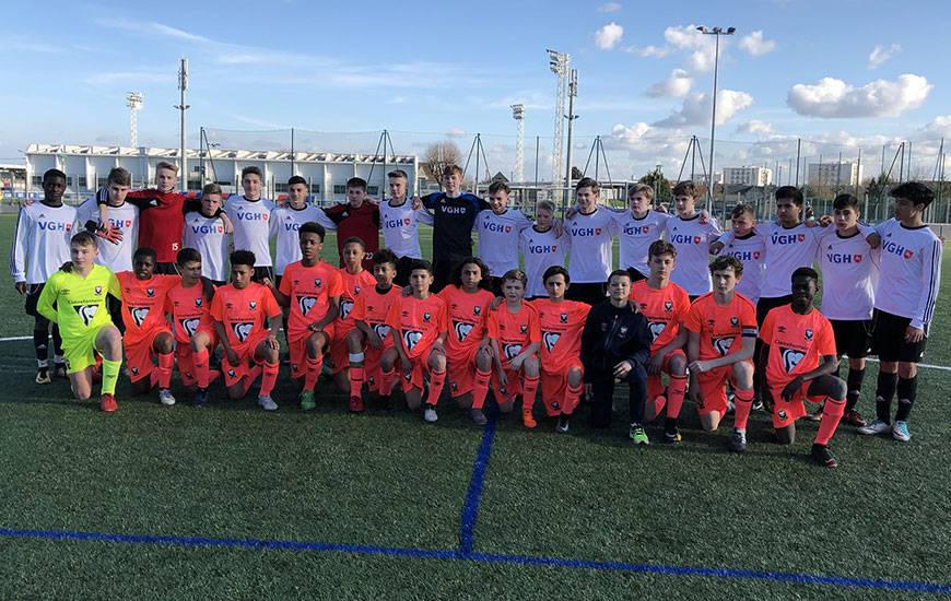 En match amical, les U14 du Stade Malherbe ont dominé 2-1 une sélection allemande mercredi après-midi sur le complexe du Venoix.