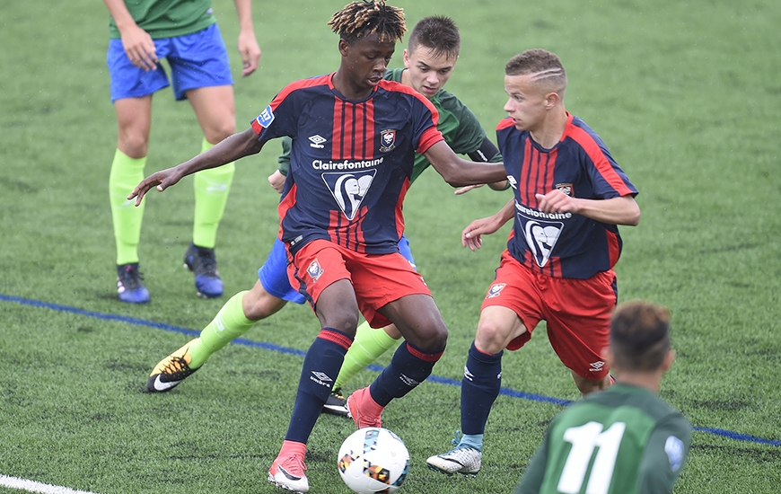 Avec trois buts inscrits dans la première demi-heure, les Caennais n'ont laissé aucune chance à leur adversaire.