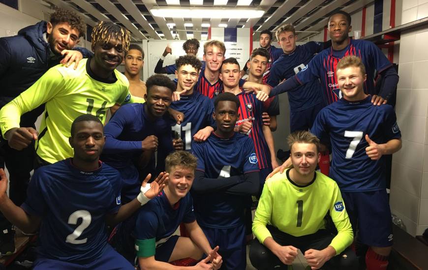 Les U17 Nationaux du Stade Malherbe Caen occupent la première place du classement depuis plus de deux mois