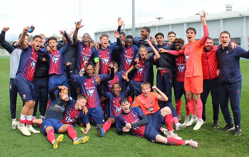 Les U19 Nationaux du Stade Malherbe Caen champions à trois journées de la fin joueront les playoffs pour la deuxième saison de suite