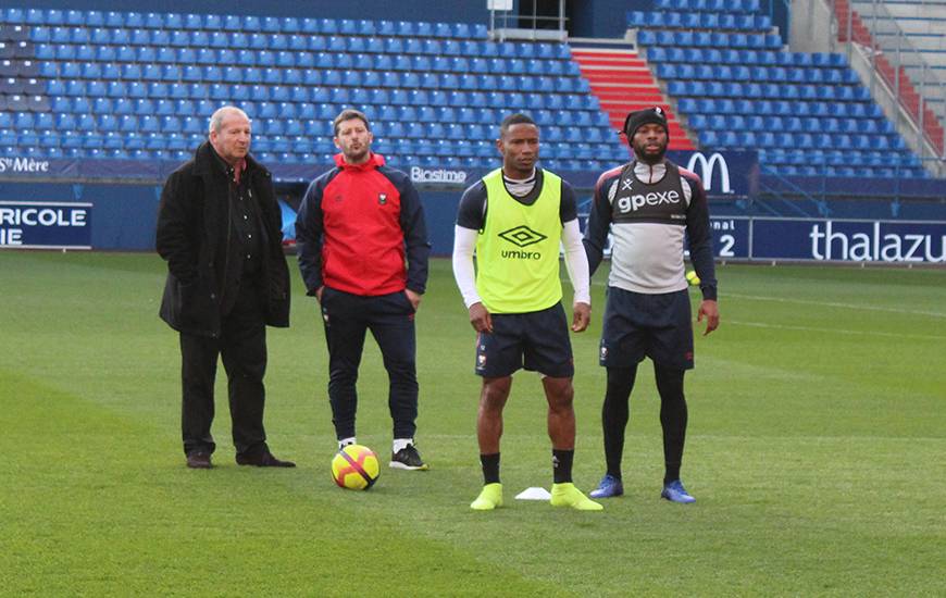 Roland Courbis était présent le week-end dernier à d'Ornano et a pu assister à une séance d'entraînement et au match face au RC Strasbourg dimanche