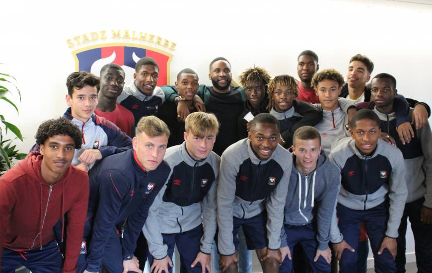 Le groupe U18 / U19 du Stade Malherbe Caen a pu retenir les conseils donnés par Ohplai lors de son passage la semaine dernière