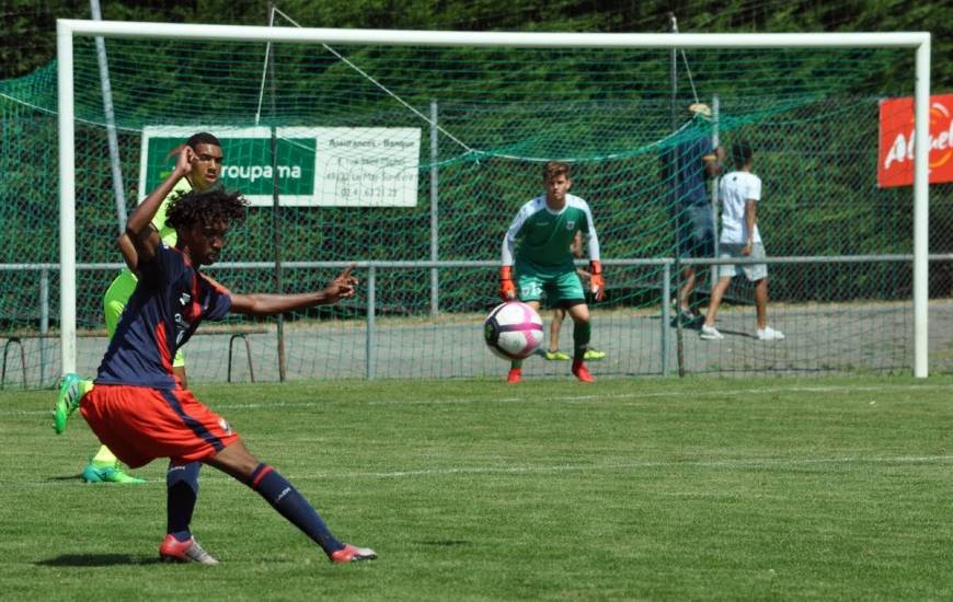 Capitaine des U19 Nationaux cette saison, Pierrick Mouniama a inscrit le cinquième but de la rencontre face à l'US Quevilly