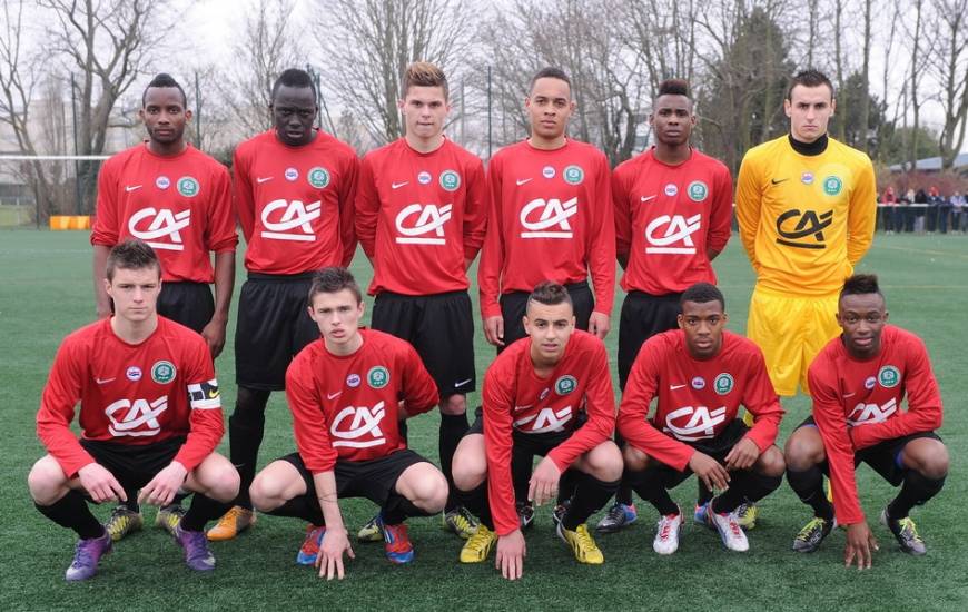 Sur cette photo de 2013, on peut retrouver Lenny Nangis, Frédéric Guilbert, Paul Reulet, Sada Thioub, Thomas Lemar et Adam Diakhaby 