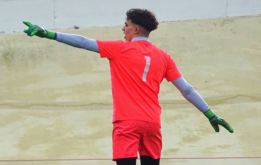 Yacine Gueddar s'est incliné à une seule reprise face à l'USL Dunkerque, en seconde période sur corner