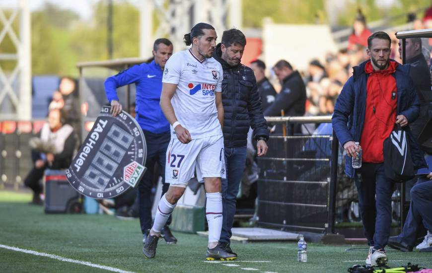 Sorti sur blessure le week-end dernier face à l'EA Guingamp, Enzo Crivelli est toujours incertain pour la réception du Stade de Reims