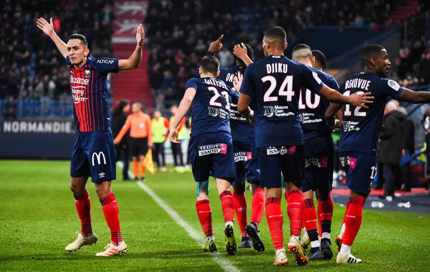 Le Stade Malherbe a inscrit 19 buts depuis le début de la saison, soit 7 de plus que la saison dernière à la même époque