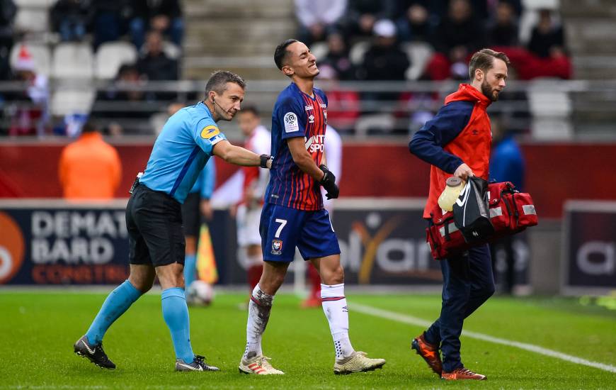 Jérôme Miguelgorry était l'arbitre lors du déplacement des caennais sur la pelouse du Stade de Reims fin décembre