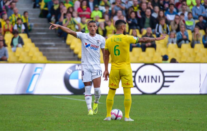 Arrivé au Stade Malherbe en provenance du FC Nantes, Yacine Bammou a retrouvé une pelouse qu'il a bien connu
