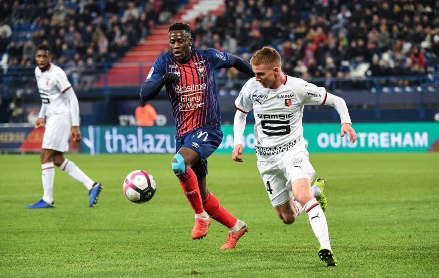 Le Stade Malherbe Caen méritait mieux lors du match aller face au Stade Rennais sur la pelouse de d'Ornano