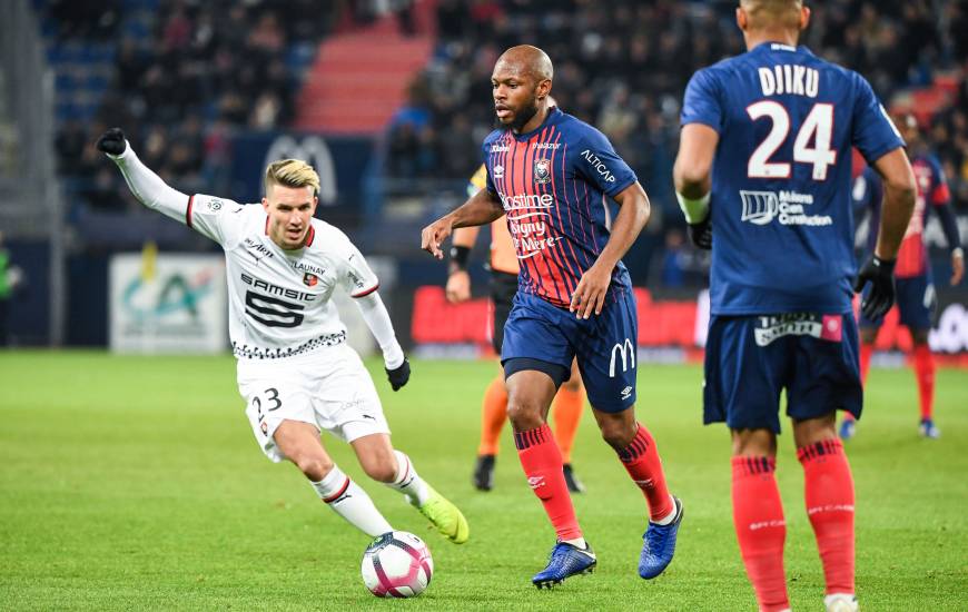 Lors du match aller sur la pelouse de d'Ornano, Baisama Sankoh et les caennais s'étaient inclinés (1-2) face au Stade Rennais